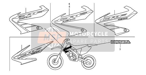 87127MEB770ZA, Mark, L. Radiator Shroud *TYPE1 * (TYPE1 ), Honda, 0