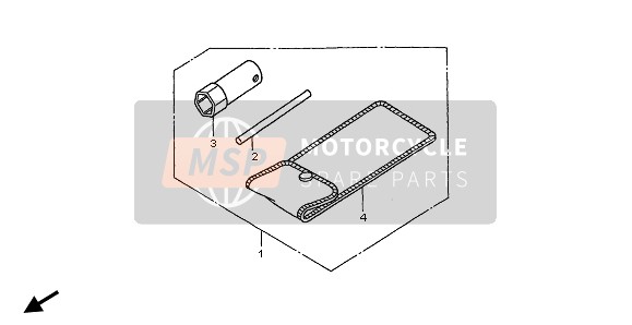 Honda XR50R 2003 TOOLS for a 2003 Honda XR50R