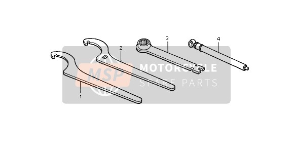 Honda CR80RB-LW 1996 Herramientas para un 1996 Honda CR80RB-LW