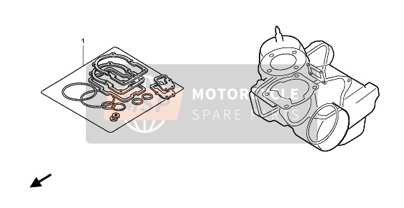 12108KSRA00, Gasket, R. Cylinder Side Cover, Honda, 0