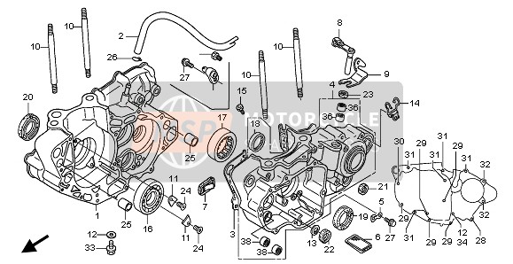 90604MEB670, Grapa Circular,  Especial,, Honda, 2