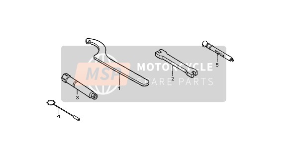 Honda CRF250R 2004 Outils pour un 2004 Honda CRF250R