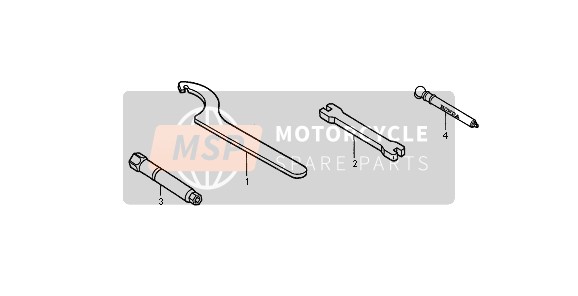 Honda CRF450R 2004 TOOLS for a 2004 Honda CRF450R