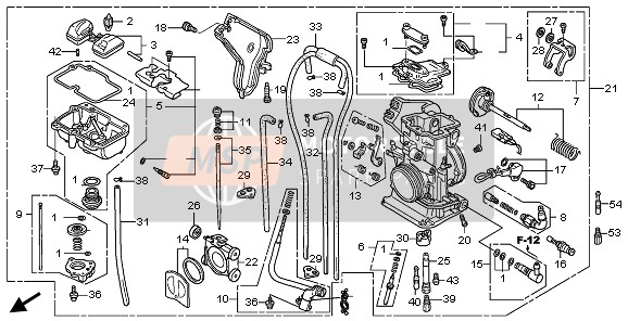 16015KRN731, Chamber Set, Float, Honda, 0