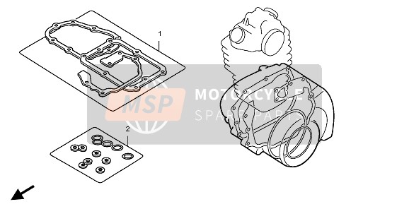 06115MEN840, Gasket Sheet Kit B (Component Parts), Honda, 0