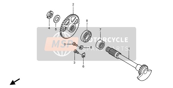 Honda CRF450X 2005 BALANCER for a 2005 Honda CRF450X