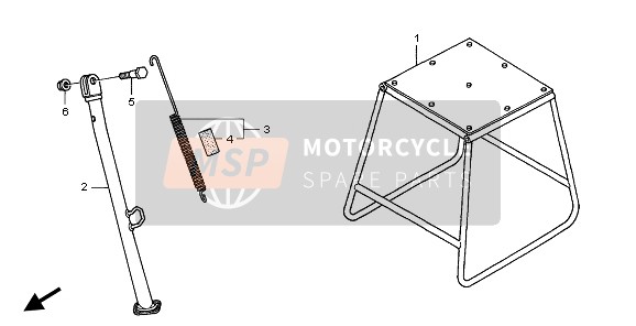 Honda CRF450X 2005 STAND for a 2005 Honda CRF450X