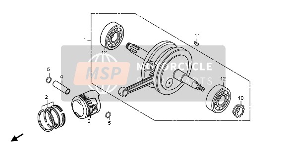 CRANKSHAFT & PISTON