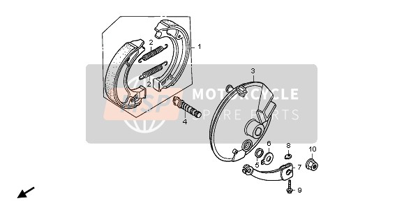 FRONT BRAKE PANEL