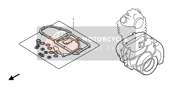 Honda CRF125F-SW 2014 EOP-2 Kit de juntas B para un 2014 Honda CRF125F-SW