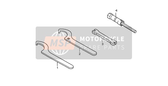 Honda CRF150RB-LW 2008 Outils pour un 2008 Honda CRF150RB-LW