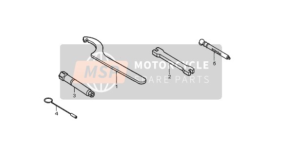 Honda CRF250X 2008 TOOLS for a 2008 Honda CRF250X