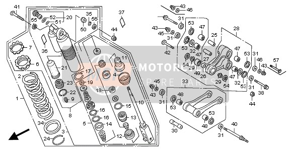 52410MEYA21, Damper Comp., Rr., Honda, 0