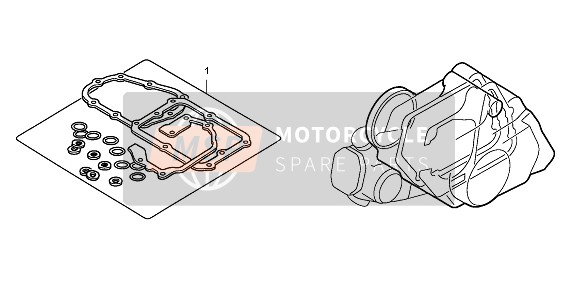 Honda CRF70F 2009 EOP-2 Gasket Kit B for a 2009 Honda CRF70F