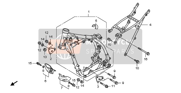 50370KSEA50, Protecteur B,  Moteur, Honda, 0