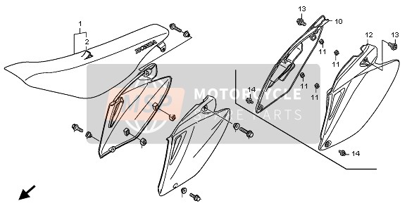 77100KRNA30, Seat Comp., Honda, 0