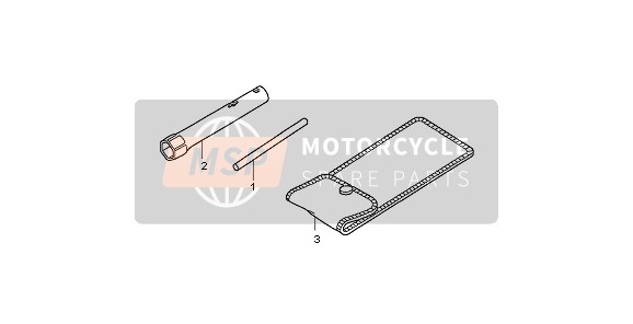 Honda CRF50F 2010 Herramientas para un 2010 Honda CRF50F