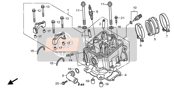 90001KRN670, Flensbout, 7X60, Honda, 4