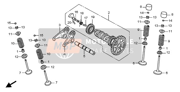 14100MENA50, Camshaft Assy., Honda, 0