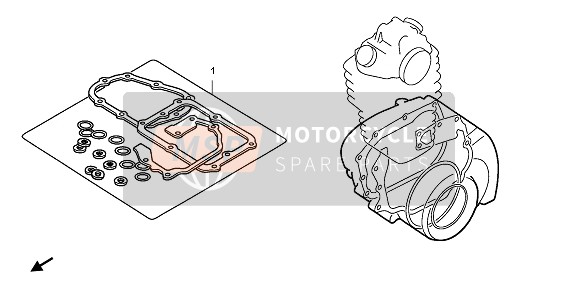 Honda CRF250R 2011 EOP-2 Gasket Kit B for a 2011 Honda CRF250R