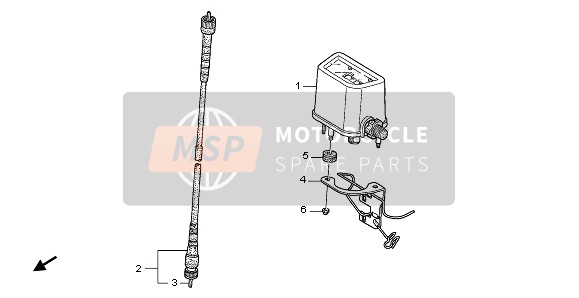 Honda CRF250X 2011 METER for a 2011 Honda CRF250X