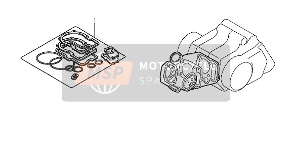 Honda CRF70F 2012 EOP-1 Gasket Kit A for a 2012 Honda CRF70F