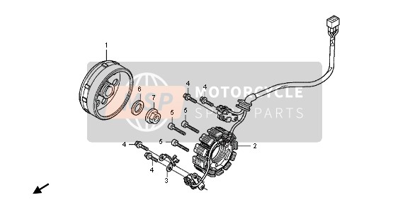 31120KRNA71, Stator Compl., Honda, 0