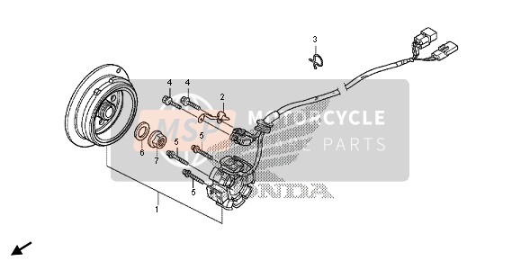 Honda CRF250X 2013 GENERATOR for a 2013 Honda CRF250X