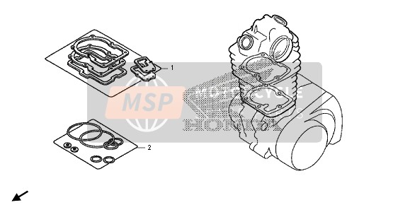 Honda CRF250X 2013 EOP-1 Kit guarnizioni A per un 2013 Honda CRF250X