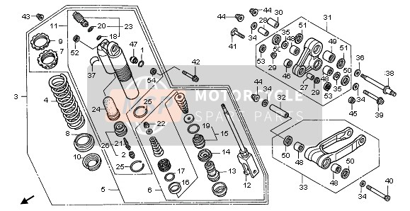 52106MT7000, Collar, L. Pivot, Honda, 1