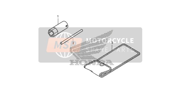 Honda CRF110F 2014 Herramientas para un 2014 Honda CRF110F