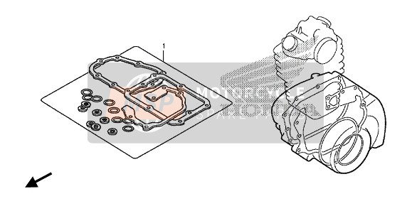 Honda CRF150RB-LW 2014 EOP-2 Gasket Kit B for a 2014 Honda CRF150RB-LW