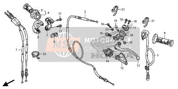 90106MENA60, Bolt, 6X20, Honda, 1