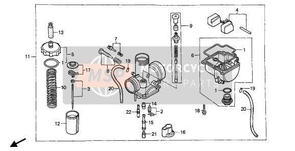 16165GC4731, Holder, Needle Jet, Honda, 0