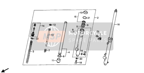 51490GC4830, Seal Set, Fr. Fork, Honda, 0