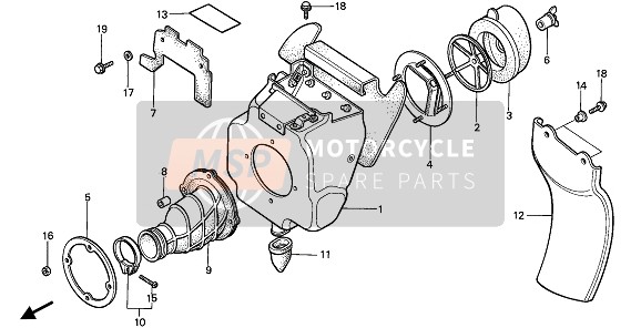 Honda CR80R 1985 LUFTFILTER für ein 1985 Honda CR80R