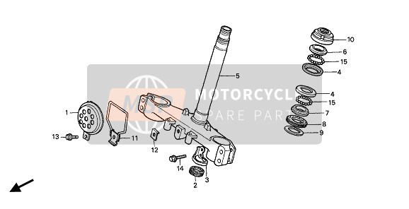 53220286000, Thread Comp., Steering He, Honda, 1