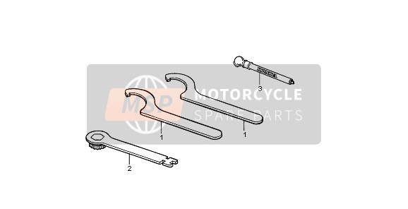 Honda CR125R 1995 Outils pour un 1995 Honda CR125R