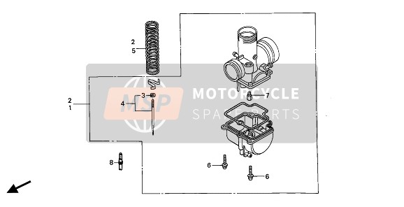 EOP-1 Kit de piezas opcionales de carburador