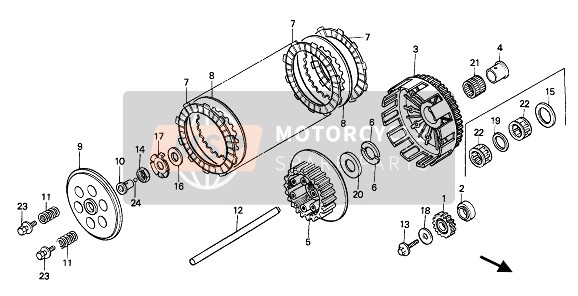 13617ML3000, Collar, Drive Gear, Honda, 0