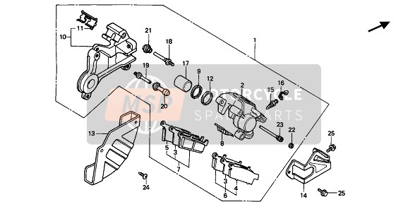 REAR BRAKE PANEL