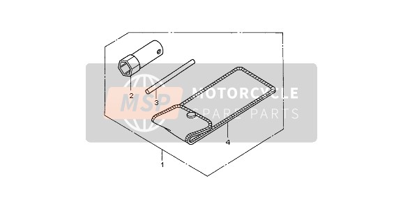 Honda XR70R 1997 Herramientas para un 1997 Honda XR70R