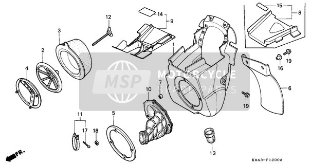 93500040200A, Vite Con Testa A Bottone, Honda, 1