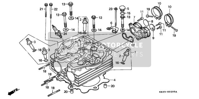 92700060320B, Bolt, Stud, 6X32, Honda, 0