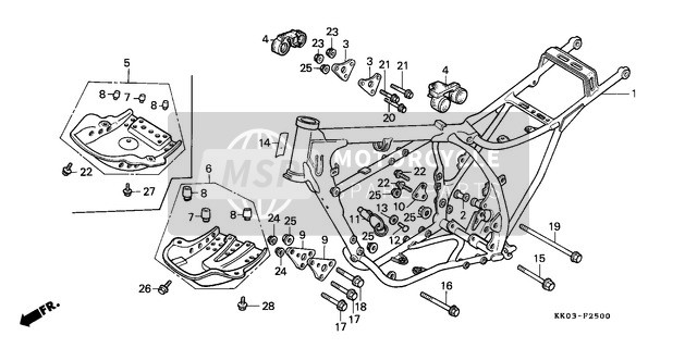 90117KK0000, Flanschenschraube, 10X239, Honda, 2