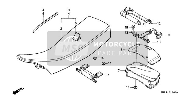 89216MB0000, Wrench, Plug, Honda, 2