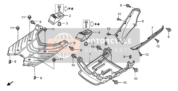 9390325380 Screw, Tapping, 5X16 Part Honda - MSP