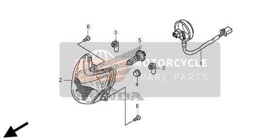 Honda SH300 2013 Spare Parts - MSP