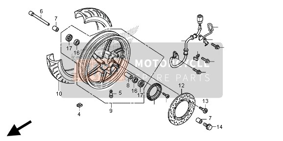 Honda SH300 2013 Spare Parts - MSP