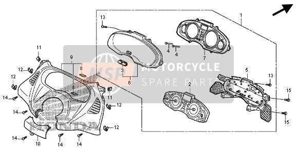 90666S84A01 Clip, Snap Fitting Part Honda - MSP